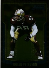 2000 Bowman Gold- Julian Peterson #226 (RC) /99