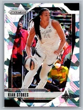 2024 Panini Prizm WNBA #122 Kiah Stokes Ice Prizms