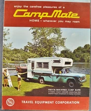 1965-1966 Camp Mate Brochure Dodge Camper RV Motorhome Chassis Excellent Orig