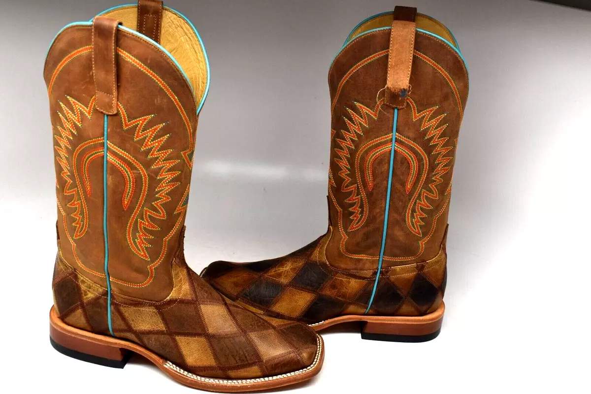 Men's Horse Power Crazy Train Patchwork Boots