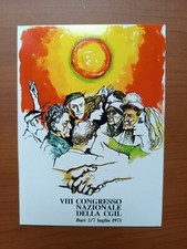 1973 congresso CGIL - numerata - disegno Renato Guttuso