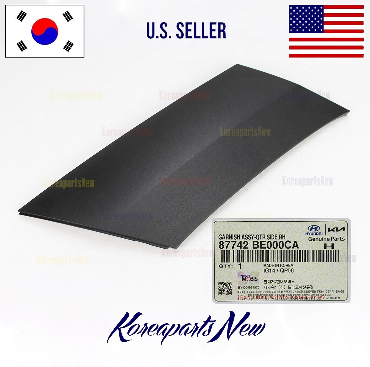 REAR Quarter Panel Wheel Molding Right PASSENGER ⭐OEM⭐ Hyundai