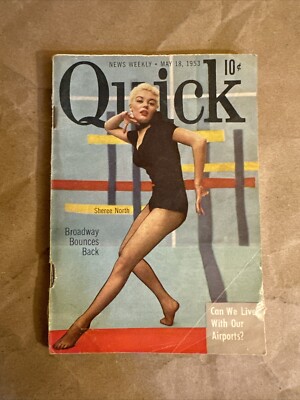 Quick Magazine May 18, 1953 Sheree North Broadway Bounces Back