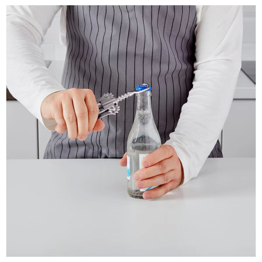 Abridor de botellas de vino IKEA sacacorchos incorporado Foto 3 de 4