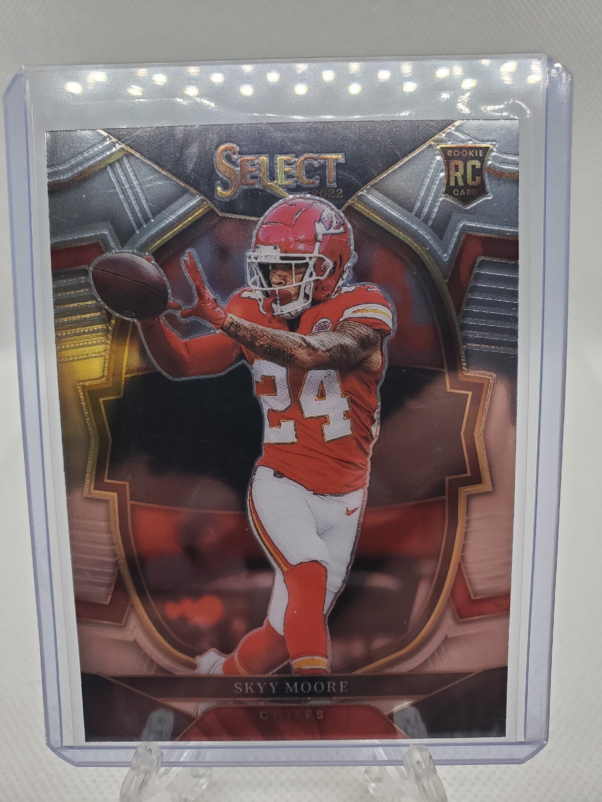 2022 Select Silver Concourse Level  Skyy Moore RC Rookie Kansas City Chiefs