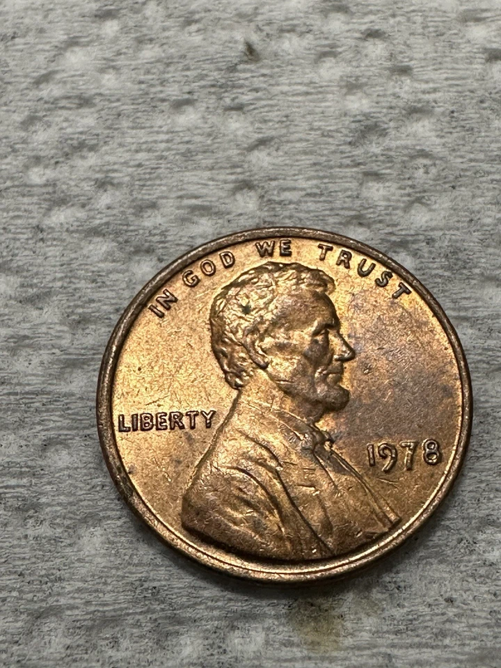 1978 Cent Penny, No Mint Mark Rare Good Condition  - Image 2 of 4