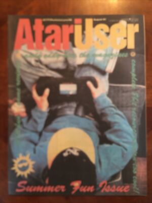 Atari User (August 1991) Vintage Atari Magazine! Rare!
