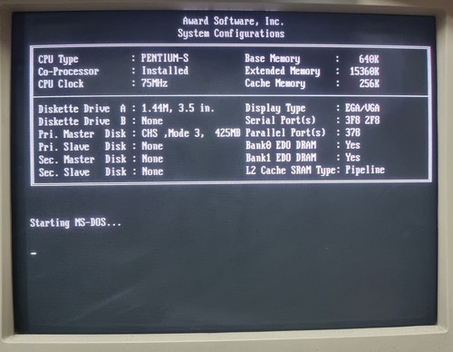 Elitegroup - ECS TR5510 AIO rev 1.1A + Pentium-S 75MHz + 16MB RAM + vga gift - Picture 10 of 12