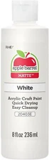 Apple Barrel Acrylic Paint in Assorted Colors (8 Ounce), 20403 White 2PK