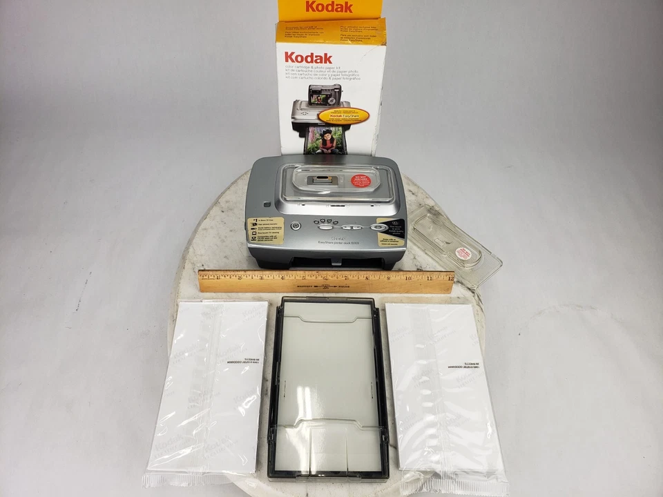 Kodak EasyShare Printer Dock Station CX 6000 Paper Accessories - Parts Untested - Image 2 of 4