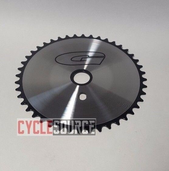 ENIX 44T G Sprocket Chainring GT Style Chrome/Black Beach Cruiser Lowrider BMX