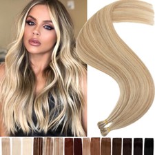 US Balayage Remy Stick I Tip Human Hair Extensions Micro Ring Thick 150G 150S 1g