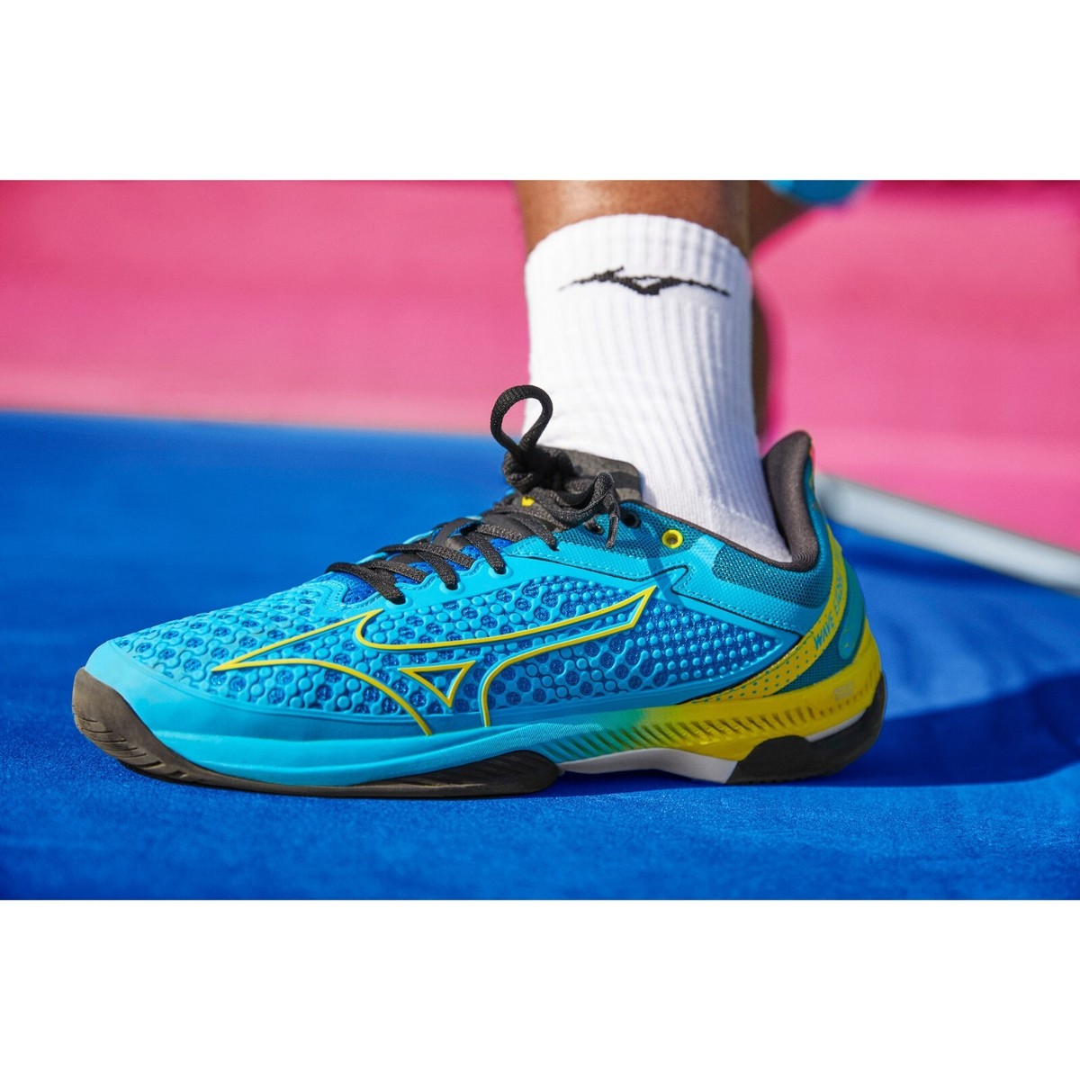 Mizuno Tennis Shoes WAVE EXCEED TOUR 5 AC 61GA2270 25 Light Brue