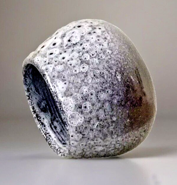 Vase vide poche vintage forme libre céramique Vallauris signé VY Midcentury 50's - Photo 2/4