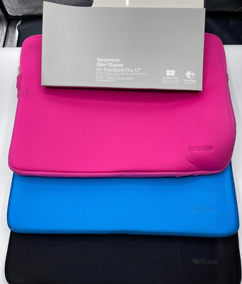 Incase Custodia compatta per computer portatile, in nylon, per MacBook/ Laptop/iPad/Tablet, leggera, resistente alle intemperie, con tasca per accessori (cetriolo schiacciato, 14 pollici
