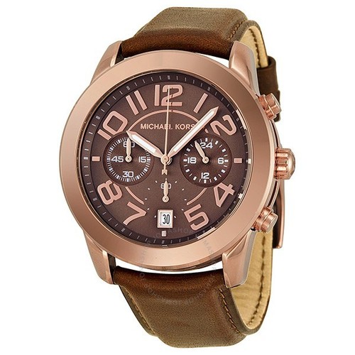 NEW MICHAEL KORS MERCER ROSE GOLD TONE 