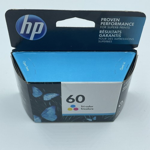 HP 60 Tri-color Original Ink Cartridge (CC643WN#140) EXP 03/22 - Afbeelding 8 van 9
