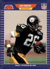 1989 Pro Set #354 Rod Woodson Pittsburgh Steelers Football Card