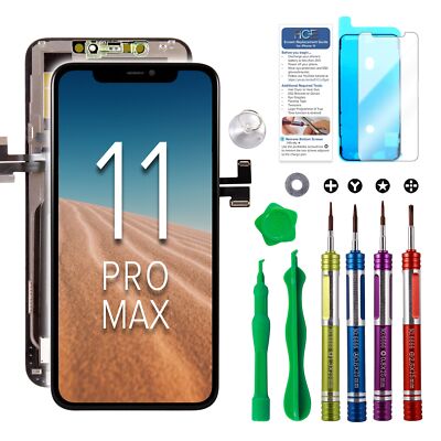 LCD Screen Replacement Compatible with iPhone 11 Pro Max 6.5 inch (Model A216...