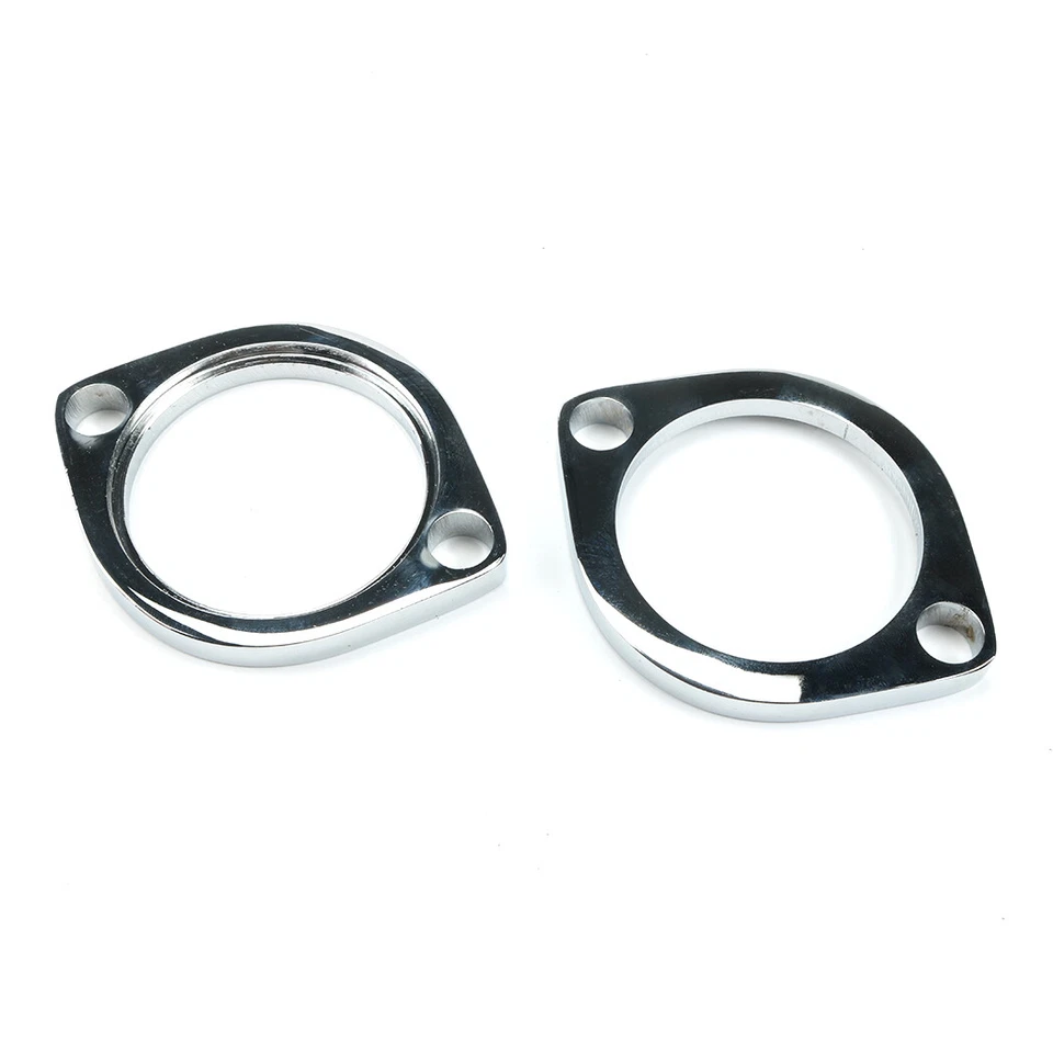 For Harley Davidson Exhaust Flange Install Kit C-Clips Serrated Nuts Flanges Gas - Image 4 of 4