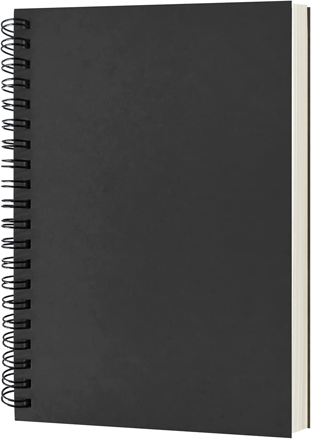 DSTELIN Blank Spiral Notebook, 1-Pack, Soft Cover, Sketch Book, 100 Pages / 50 S
