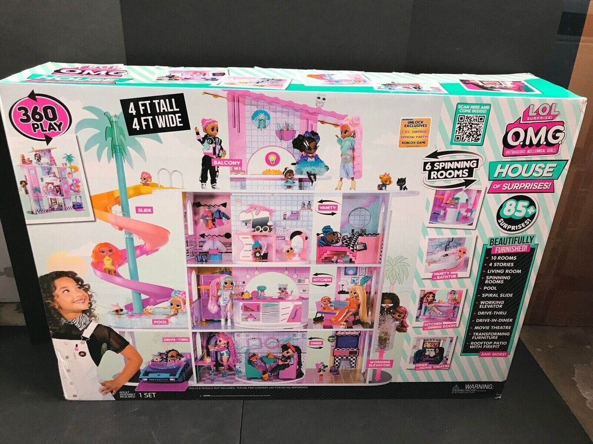 2020 NEW LOL Surprise OMG Fashion Doll House Real Wood w/85+ Surprises LOW  PRICE