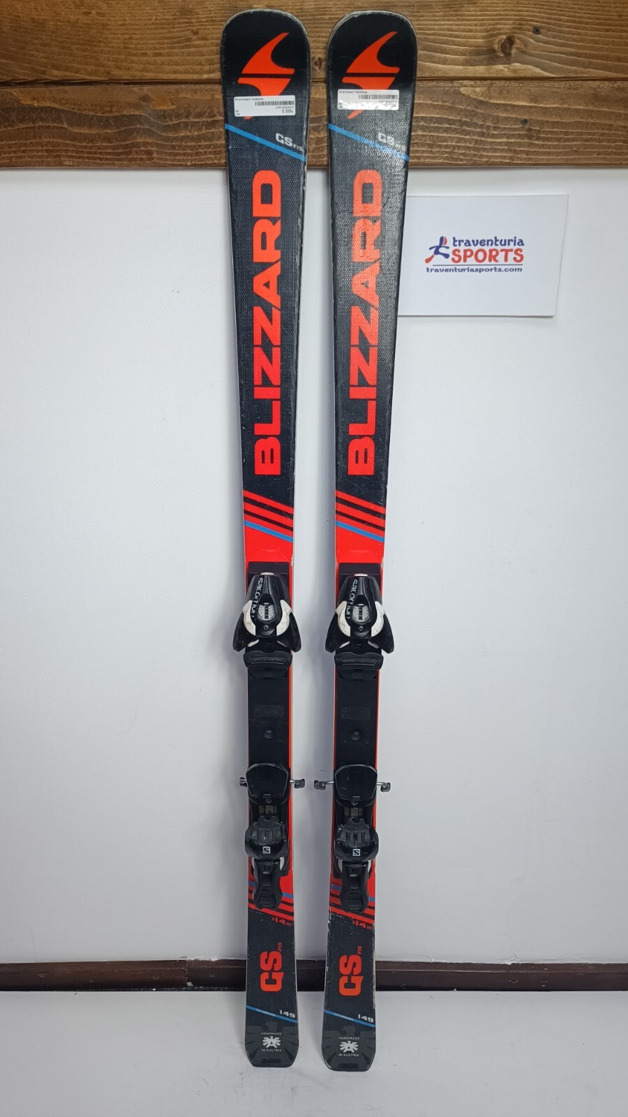 Sci Blizzard Racing GS FIS 149 cm + attacchi Salomon 10 Winter Fun Sport