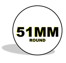 PERSONALISED ROUND PRINTED STICKERS CUSTOM LOGO LABELS BUSINESS GLOSS / MATTE