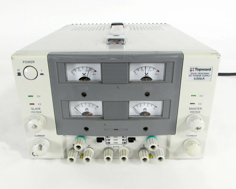 Topward 6306A Dual-Tracking DC Power Supply 6 Amps, 30 Volts - Image 2 of 4