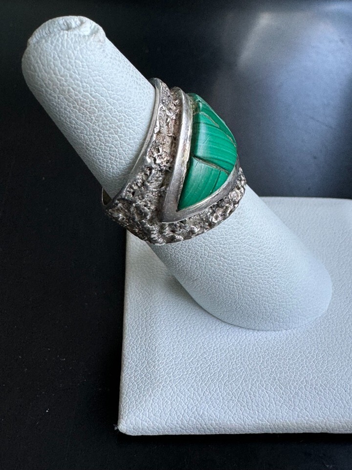 HANDMADE SIGNED BUCK SOLID CAST 925 STERLING SILV… - image 3