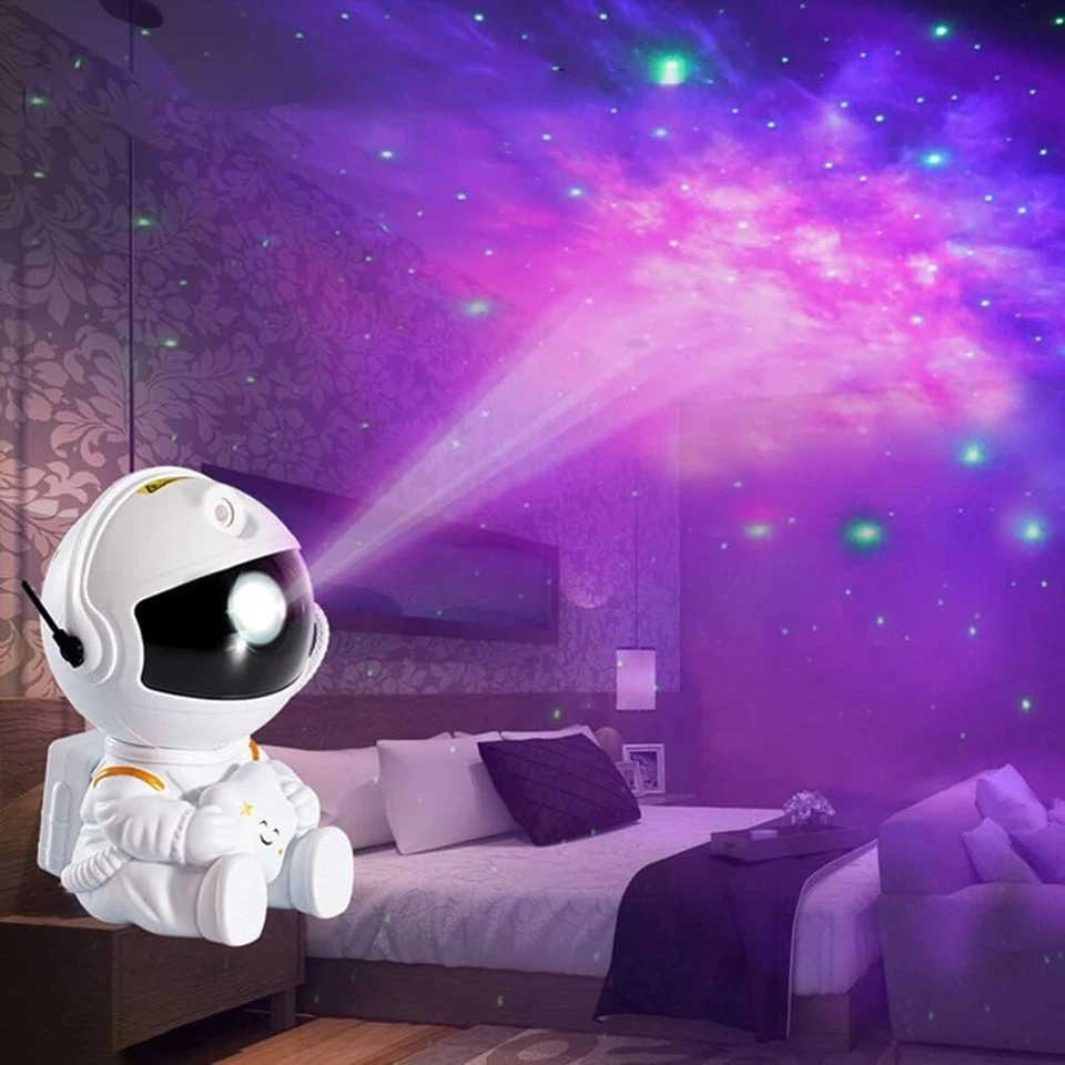 Astronaut Sternenhimmel Projektor/ LED Galaxy Nachtlicht Mit Fernbedienung 360° - Bild 2 von 4