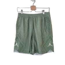 New JORDAN Sport S Green Lace Overlay Diamond Shorts Women