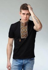Ukrainian folk boho style Embroidered t-shirt for men Vyshyvanka embroidery