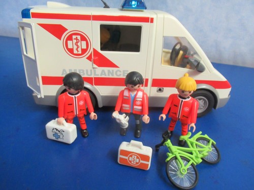 4221 Krankenwagen Blaulicht Figuren zu 4404 70190 Krankenhaus Playmobil 6960 - Bild 5 von 7
