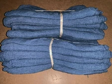 1000 new great mechanics shop rags towels blue 13"X14"