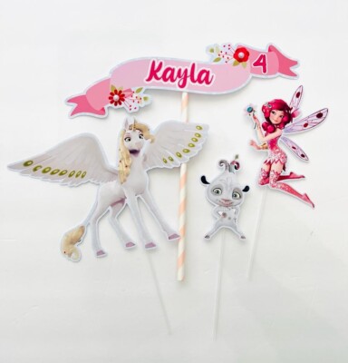 Personalized Mia and Me Theme Cake Topper
