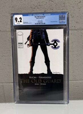 The Old Guard #1 CGC 9.2 1st Print Image 2017 Gold Foil Edition Comic Book