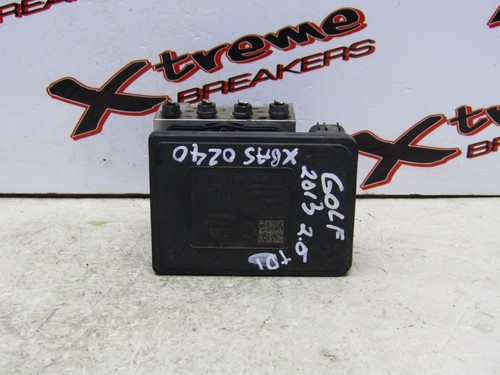 VOLKSWAGEN GOLF MK7 2.0 TDI DIESEL ABS PUMP & MODULE 5Q0614517T 5Q0907379AA - Picture 1 of 7