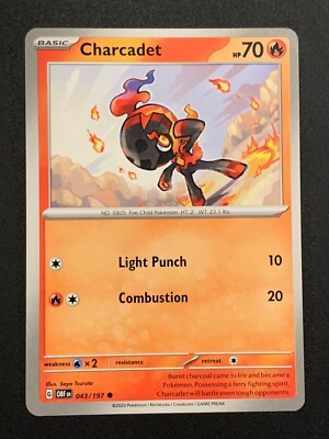 Charcadet - 043/197 - Common - S&V: Obsidian Flammen - Pokemon TCG
