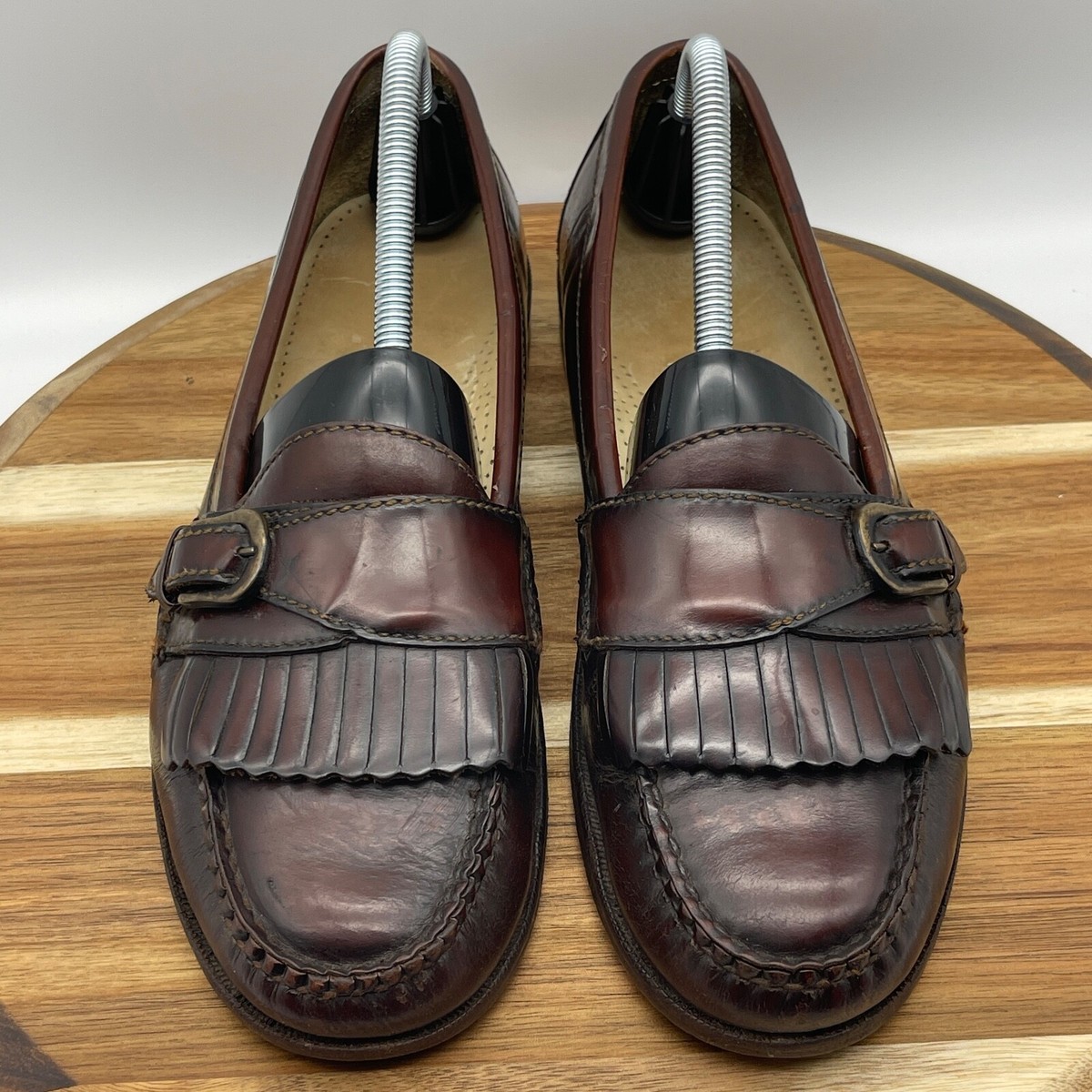 Cole Haan Country City Loafers Men Size 8.5 B Brown Leather Slip On Shoes Cole Haan Mens Country Chestnut Brown Leather Slip On Loafer  main image 3