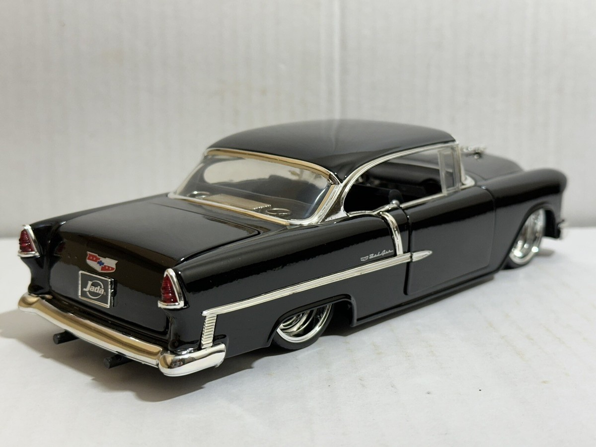 JADA BIGTIME BTK 1955 CHEVY BEL AIR BLACK 1:24 DIECAST MODEL CAR