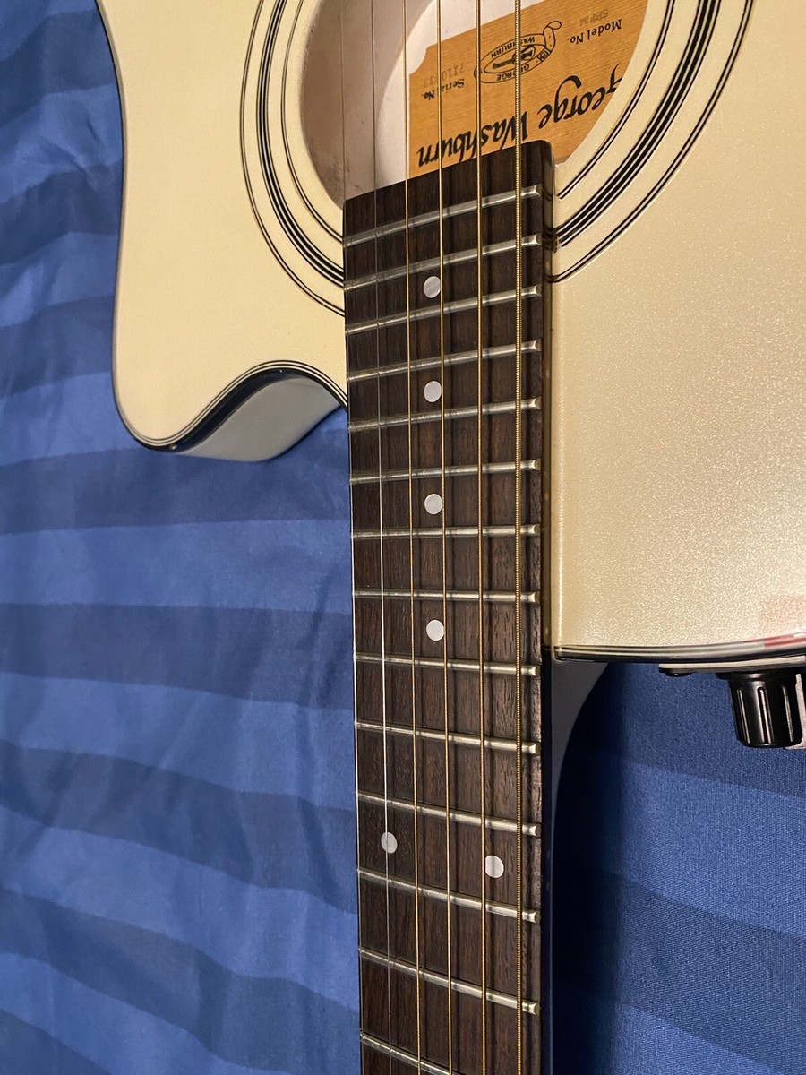 1987 Washburn SBF-24 Electric Guitar Arctic White W/case | eBay