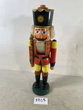 Vintage German Christmas Nutcracker Original Erzgebirge soldier germany 34C8