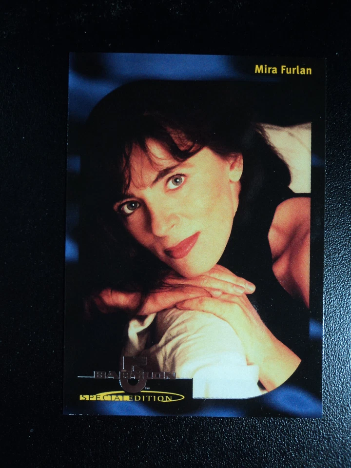 1997 BABYLON 5 SPECIAL EDITION - FACES OF DELENN CARD - ( D4 ) - MIRA FURLAN - Image 3 of 4