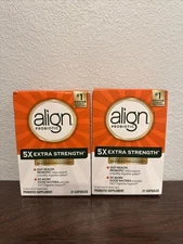 2pk. Align 5x Extra Strength Probiotic Supplement 21 Capsules