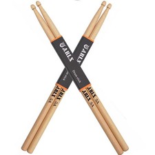Drum Sticks 5A Wood Tip Drumstick 2 Pair Maple 5A-Standard, 2 Maple