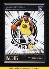 2020-21 Noir Rookies Metal Frame Statement Edition 13/25 James Wiseman READ 0el