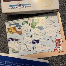 1989 The Magic of Scheherazade Culture Brain Nintendo NES  CIB Manual Untested