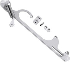 Throttle Cable Bracket For Adjustable Carburetor Bracket Aluminu Color Silver Throttle Cable Bracket For Adjustable Carburetor Bracket Aluminu Color Silver