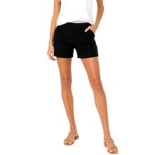 Express Women’s Black Lace Dress Shorts High Rise Scalloped Hem Size 8